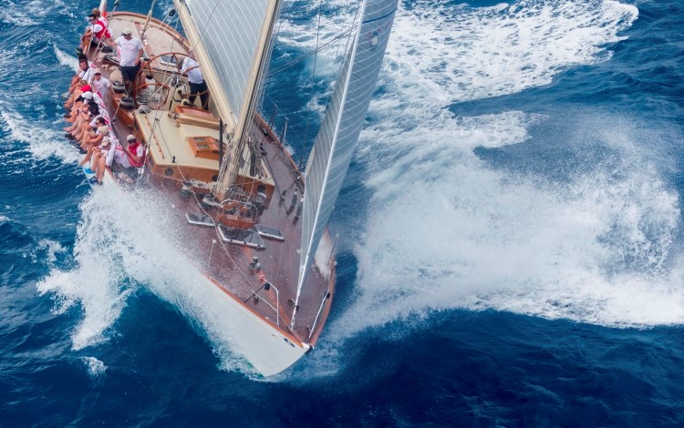WILD HORSES, Class: D, LOA: 23 m, Designer: WHITE, Builder: BROOKLIN BOAT YARD