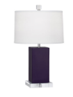 Lucite base lamp